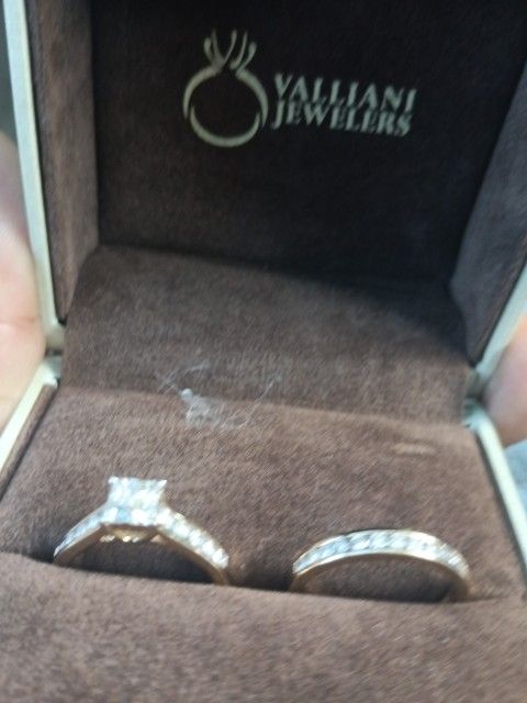 Engagement And Wedding Band Set Diamond Rings