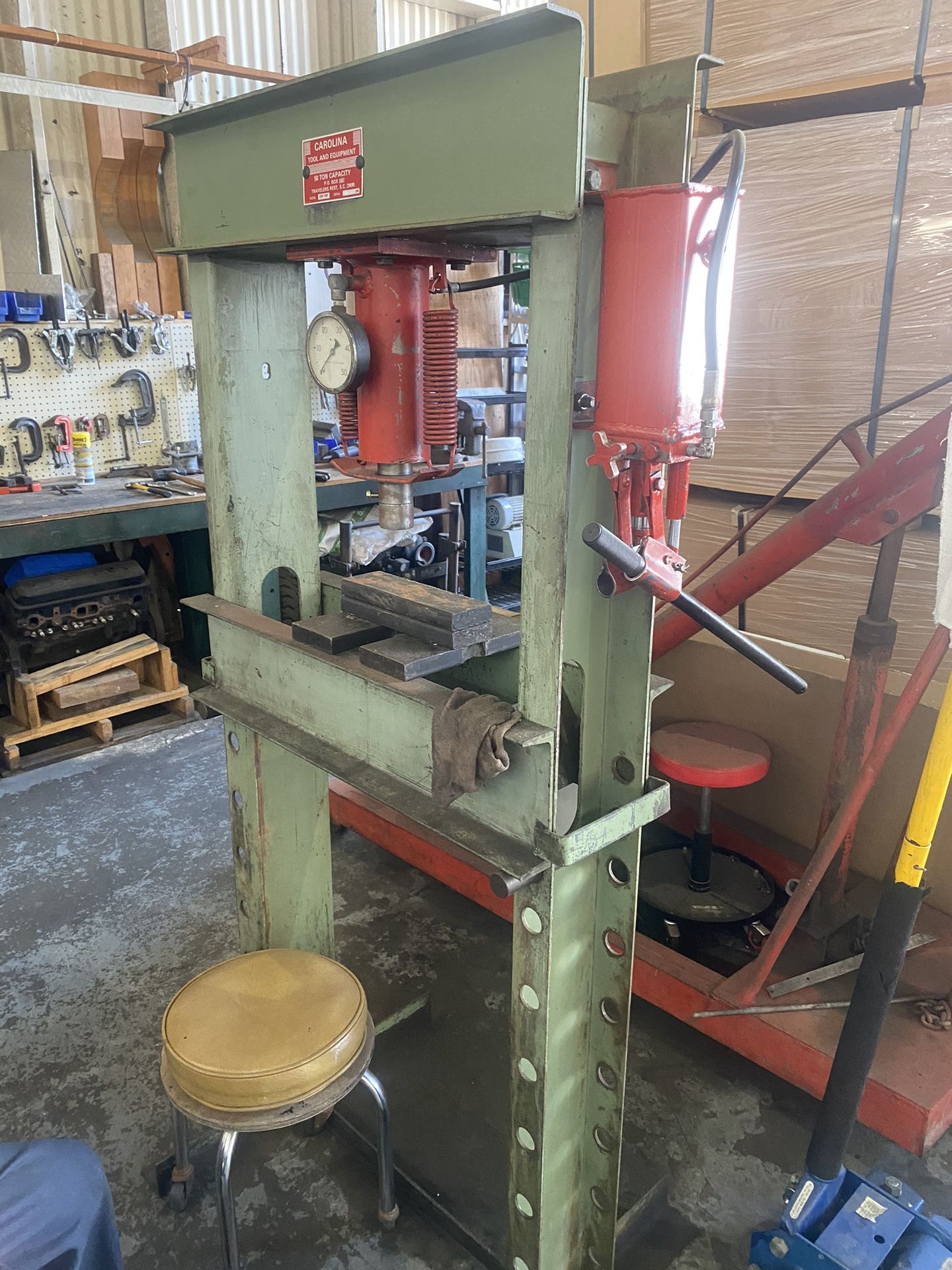 Carolina 50 Ton Hydraulic Press