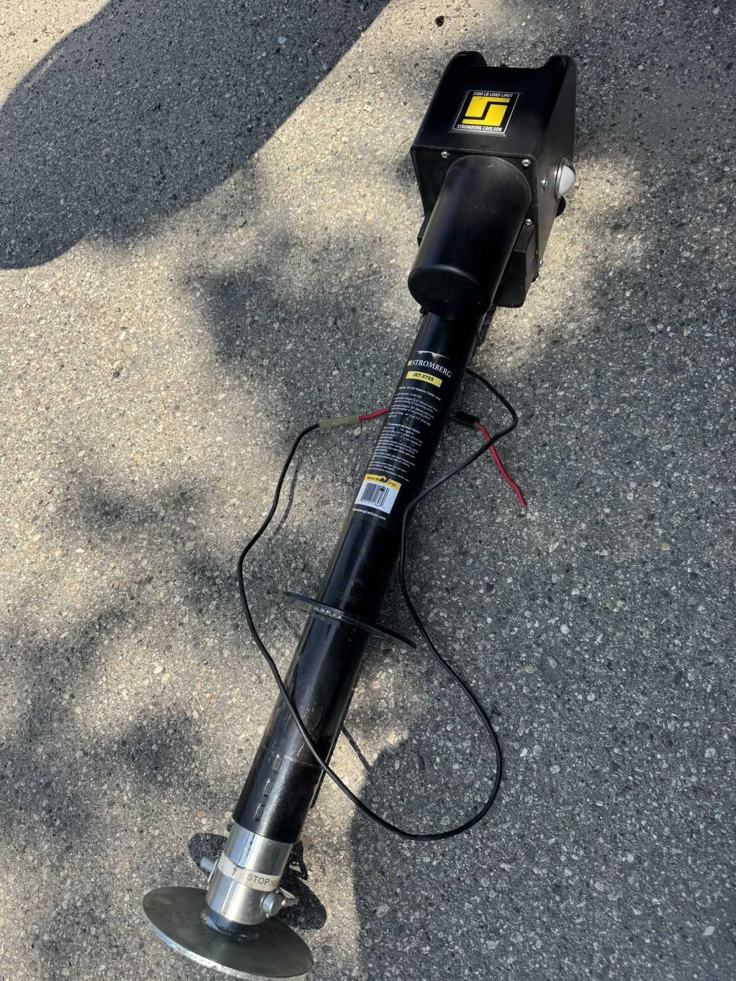 3500 lb. Electric Tongue Jack