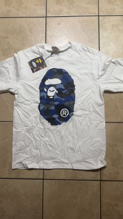 dark blue camouflage bape tee
