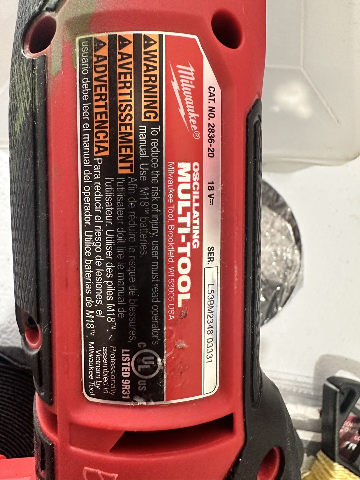 Milwaukee Multi Tool