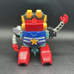 Vintage GaoGaiGar G-13 DX Sound Robo Mic & Baribaryn Figure Toy Takara Japan