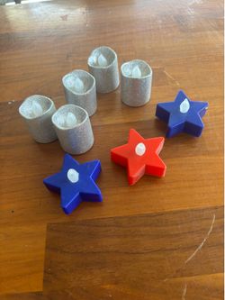 Flameless tea light candle bundle