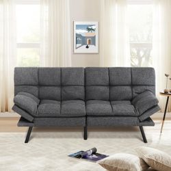 Futon Sofa Bed, Convertible Futon Couch, Memory Foam Sofa Bed Couch