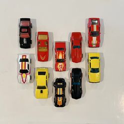 Vintage 1980’s Hot Wheels The Hot Ones Gold Wheel Cars Lot Of 10 Loose