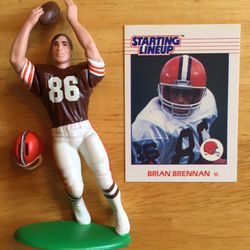 Starting Lineup SLU 1988 NFL Brian Brennan Cleveland Browns  Rare