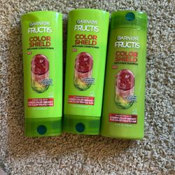 3 Garnier Fructis Shampoo & Conditioner 