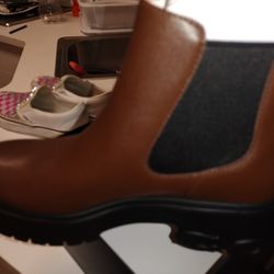Nib COACH Reid Leather Bootie 8.5b