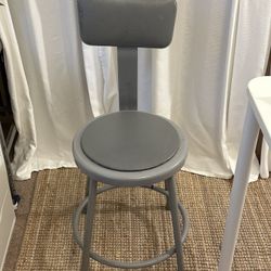 Steel Stool - Gray