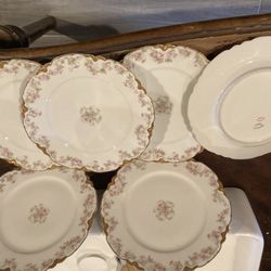 Vintage Plates Set Of 6