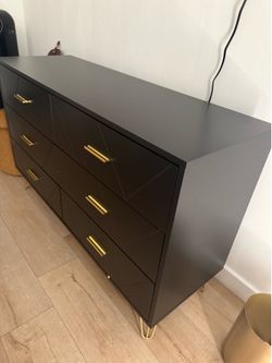 Black dresser