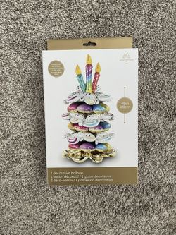 Cake Stacker Foil Balloon 46”