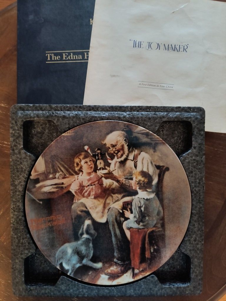 Vintage Norman Rockwell 1977 "The Toy Maker"