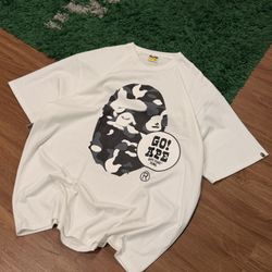 BAPE - Go! Ape DSMG Camo Head Tee – Size 3XL -