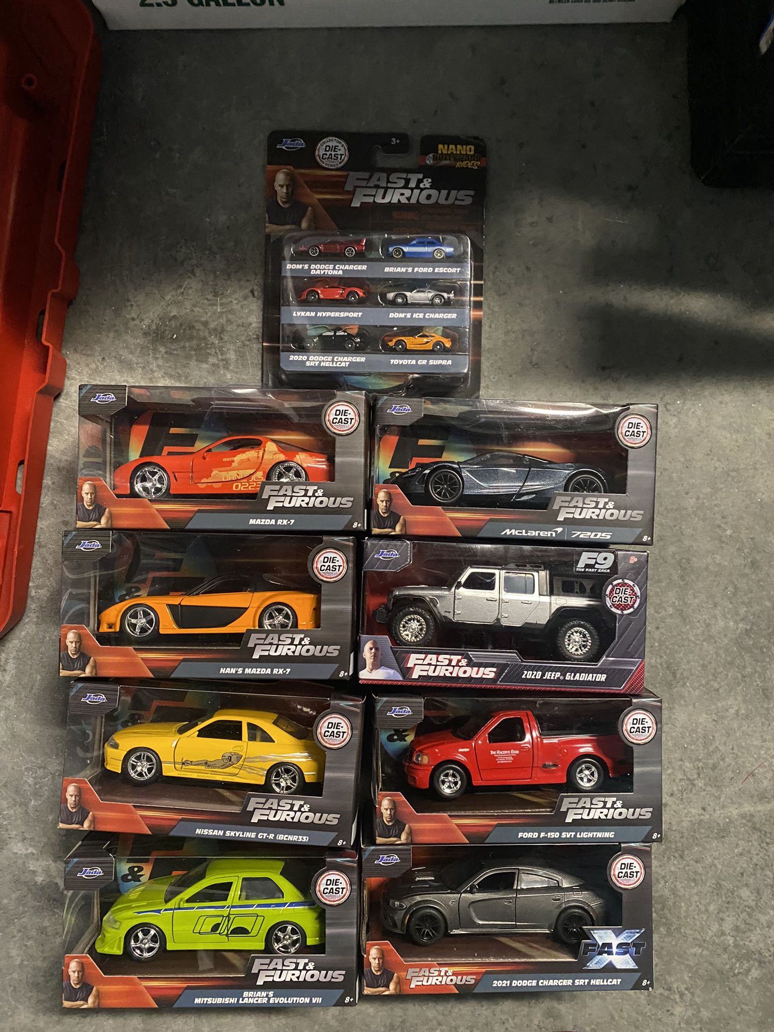fast and furious die casts