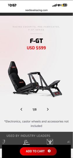 Next level race sim cockpit F1 - GT3