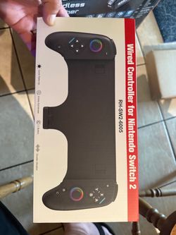 Switch 2 RGB Controller,9-Axis,Hall Effect Joysticks. an All-in-one Switch Controller Replacement, the Switch Pro Controller, One Piece Switch Joypad 