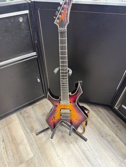 B.C. Rich Warlock Extreme Exotic with Floyd Rose Purple Haze Electric Guitar- Left Handed