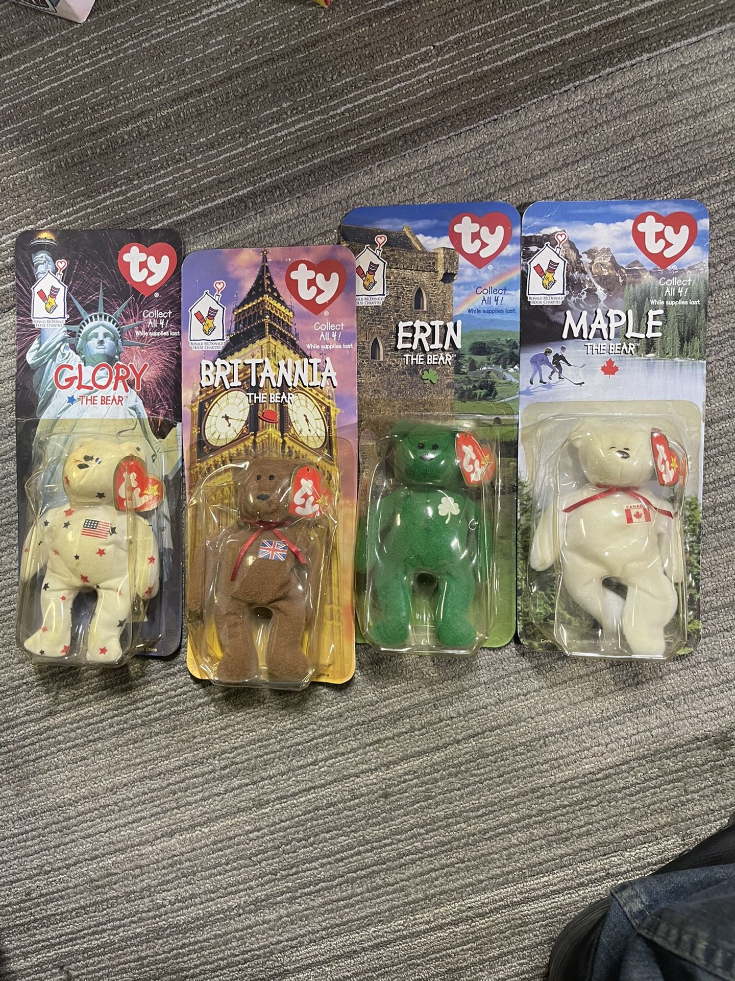 Mcdonald's TY beanie babies