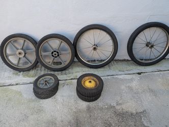 Lawn Mower Wheel Different Size $50 All 