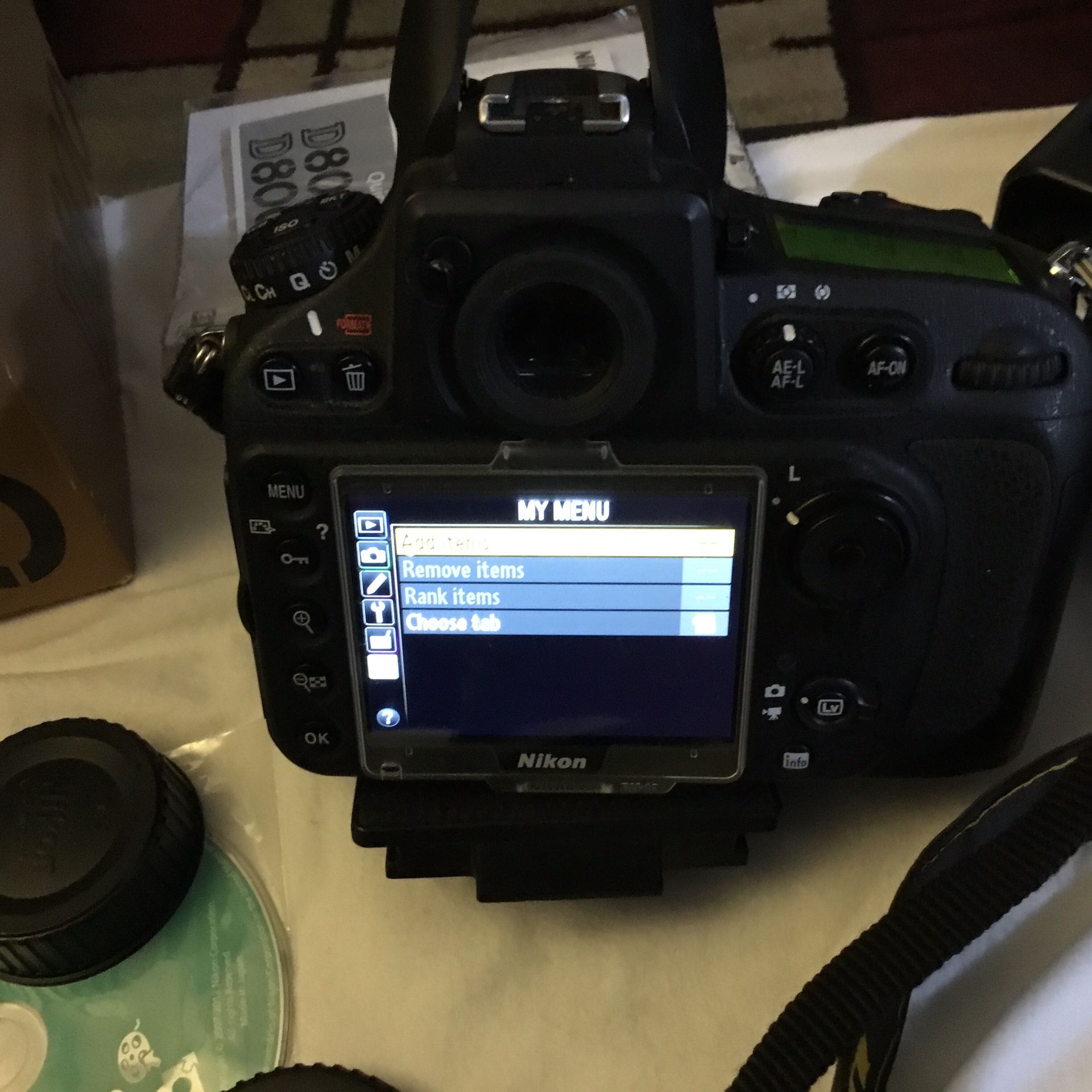 Nikon D800 Digital SLR Camera Black with Original Box