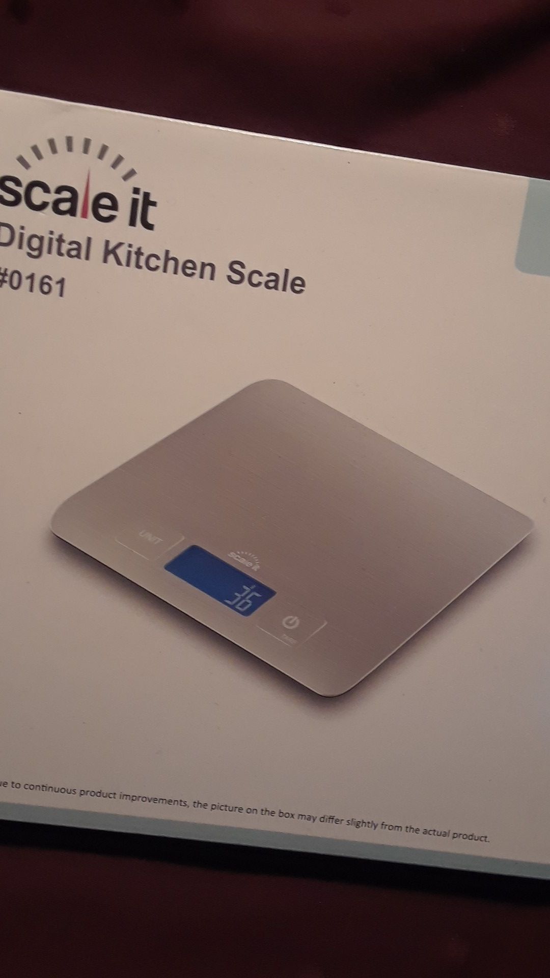 New! Scale it, Digital Kitchen Scale 6in by 7in