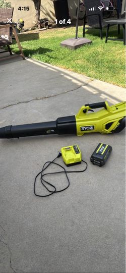 40V HP Brushless Whisper Series 160 MPH 650 CFM Leaf Blower Cordless wi Live Chat 4.0 Ah Battery and Charger