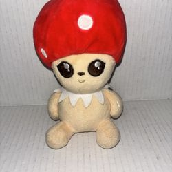 Tulipop Bubble Tineez Plush Mushroom Toynami Toadstool Stuffed Animal.
