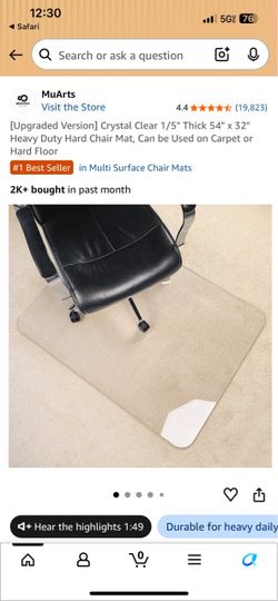 desk floor mat for carpet