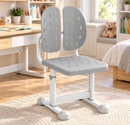 Brand New Adjustable Kids Study Chair – Gray