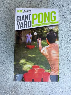 Yard Games Giant Yard Pong Set – 12 Buckets, 2 Balls, Carry Case