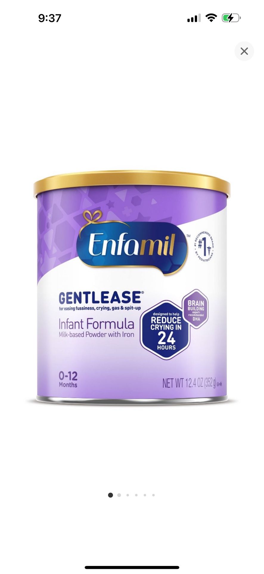 Baby Enfamil Gentlease 