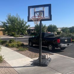 Adjustable Lifetime Basketball Hoop
