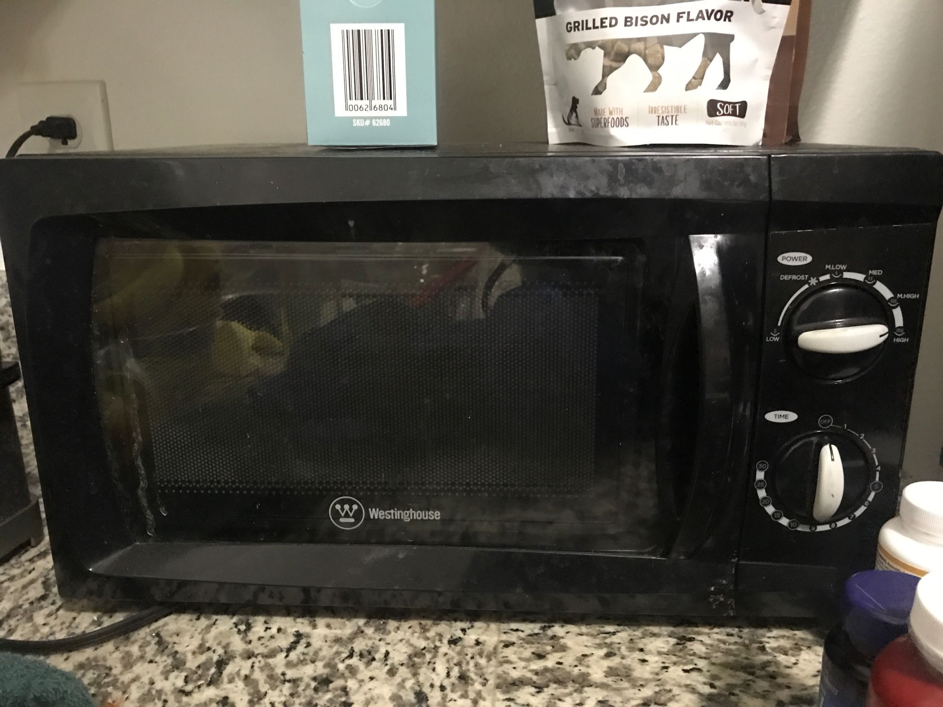 Free microwave and toaster