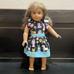 American Girl 2014 Truly Me 18” Doll Brunette Brown Eyes Ink Marks