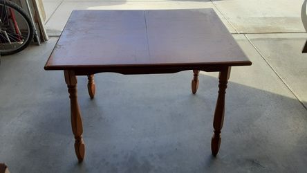 Vintage Hard Rock Maple Table 