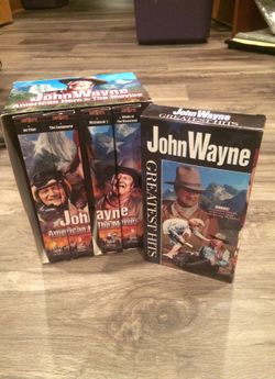 5 pack VHS John Wayne collector series