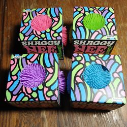 Nee Doh SHAGGY Groovy Glob Set of 4