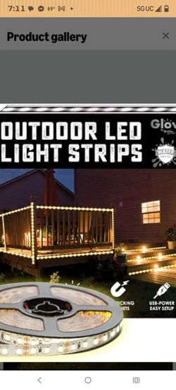 10 ft long LED indoor outdoor light strip