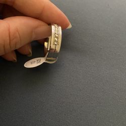 Mens Fashion Stainless Steel Wedding Band Size 10 Mark I Love U