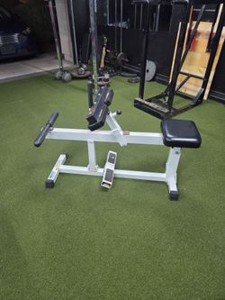 Seat calf raise machine