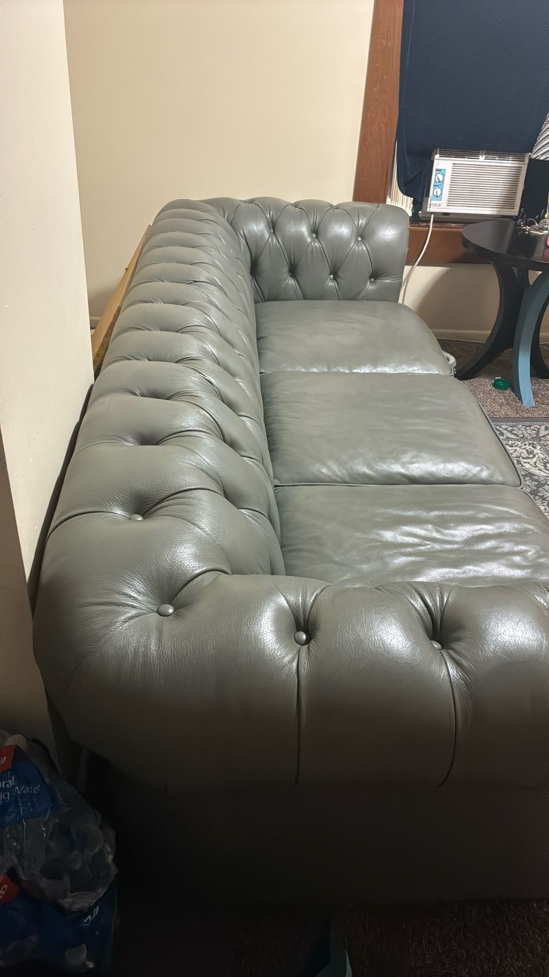 Real Leather Couch For Sale For $450