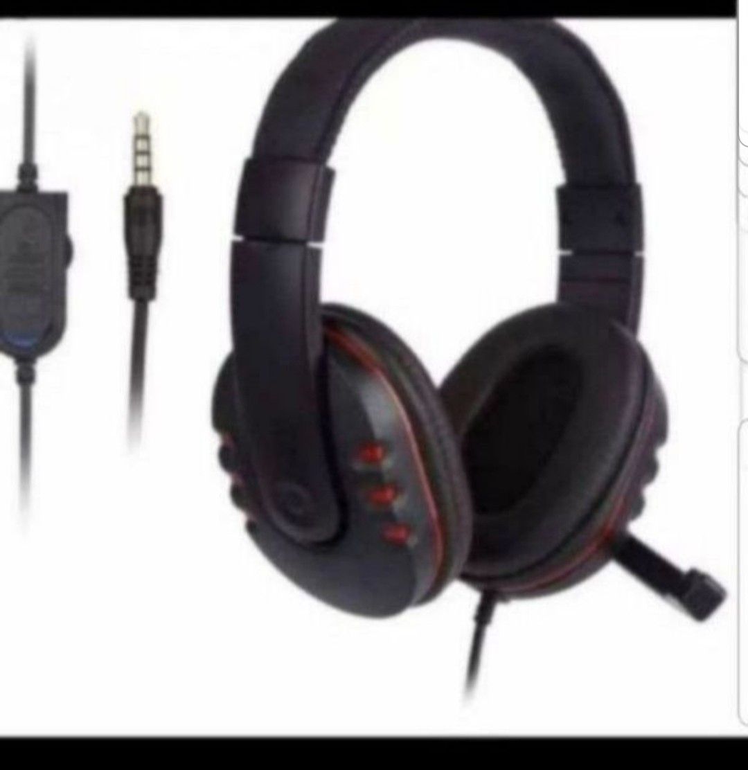 Gaming Headset Mic Stereo Surround Headphone 3.5mm Wired For PS4 Xbox PC Xbox one