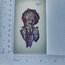 Iron On Heat Transfer  Good For T-shirts Sweaters Jackets T Shirt Design Size Is About 3x2  Albert Einstein  #400