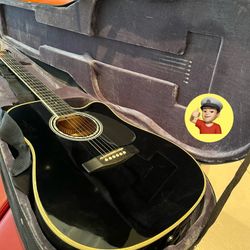🔥 Esteban ALC-200 Acoustic Electric Guitar Drum Set Too