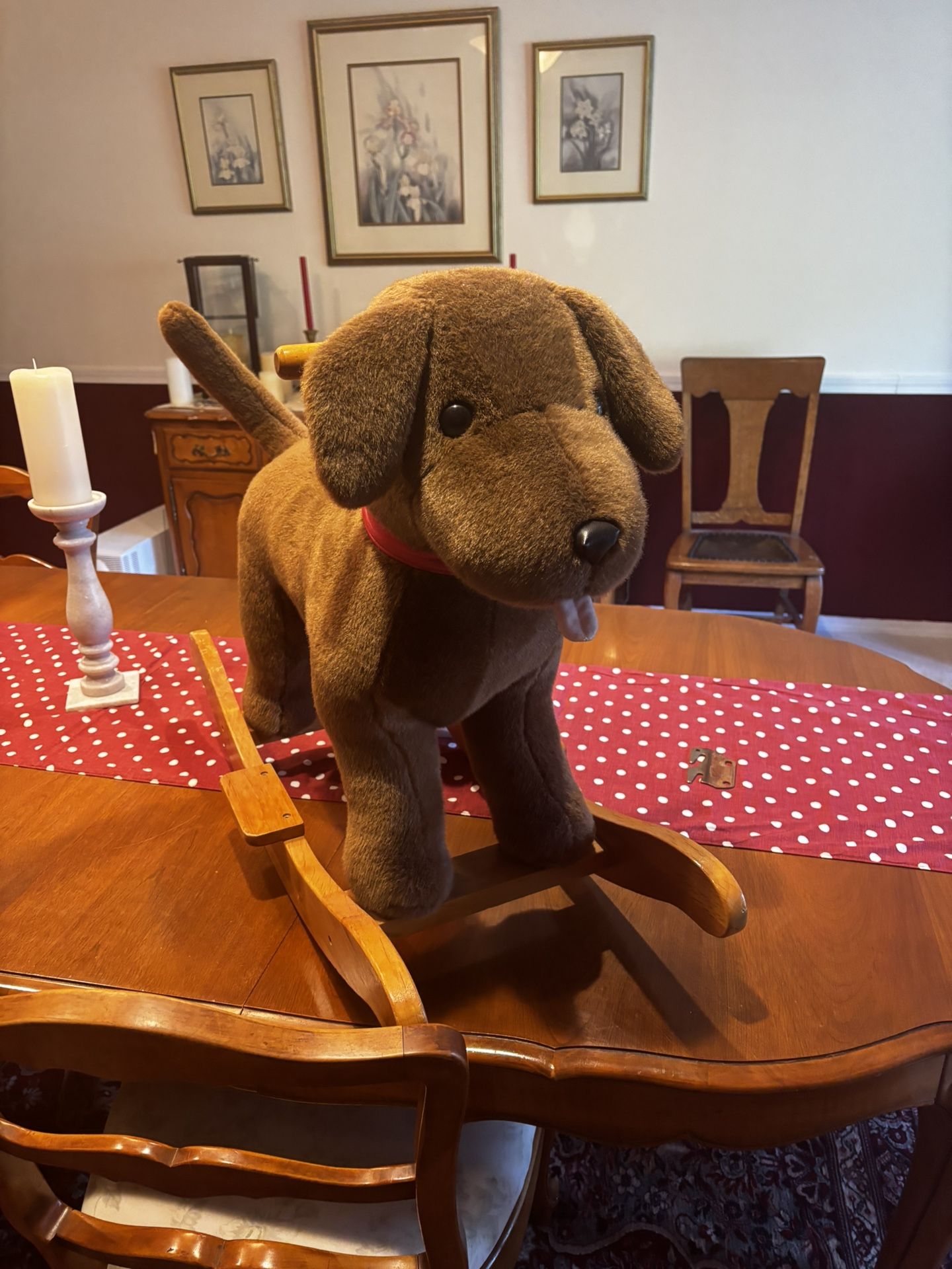 puppy dog rocking toy