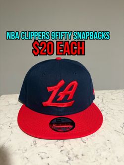 NBA new era Los Angeles clippers navy blue red 9fifty SnapBack hats