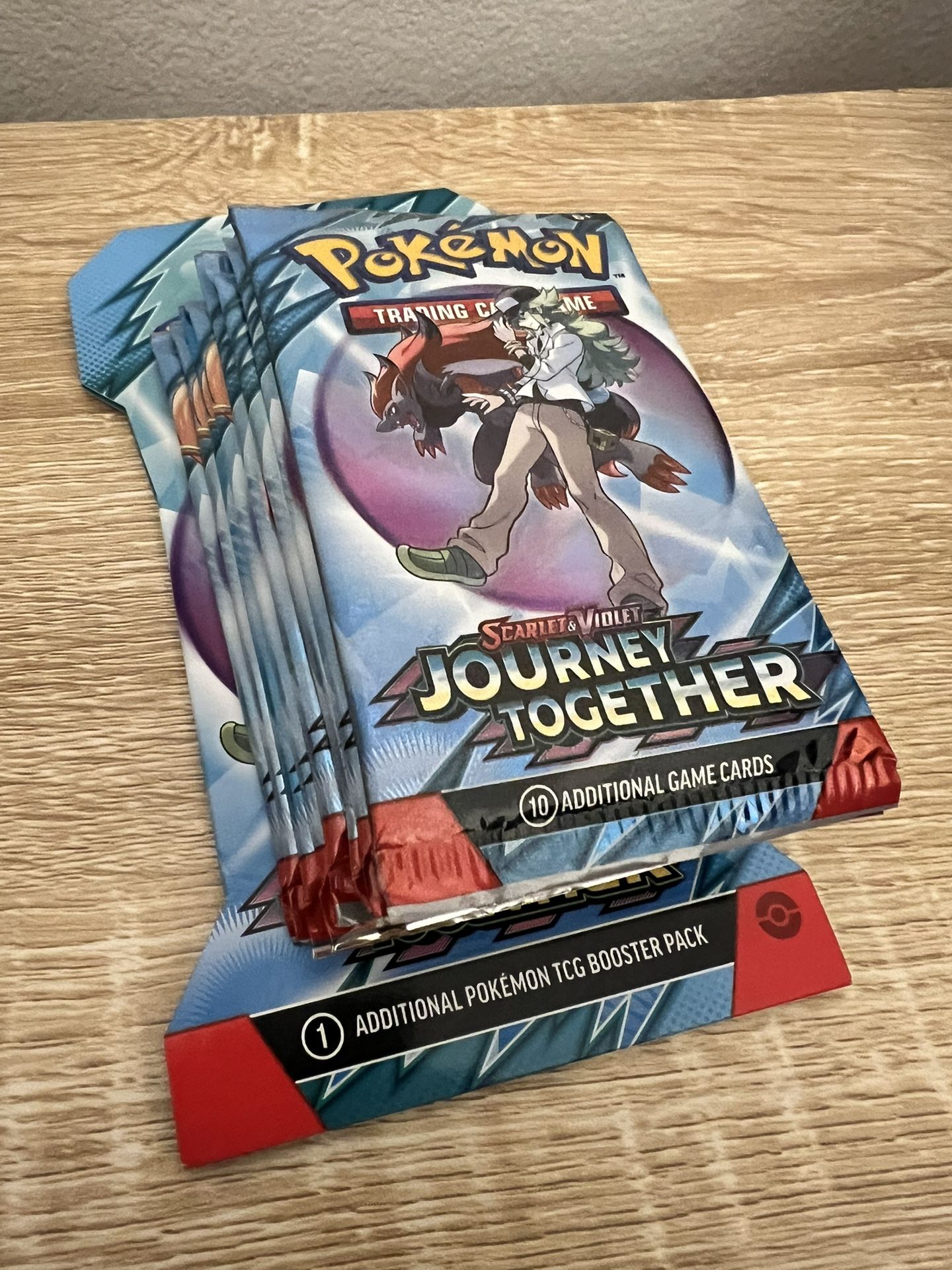 Pokemon Journey Together 9 booster packs