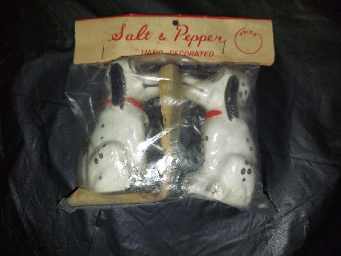 Salt and Pepper Hand Decorated - Dalmatians