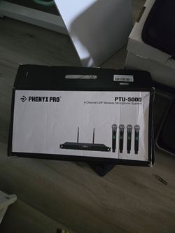 Phenyx Pro PTU-5000 4-Channel Wireless Mic System